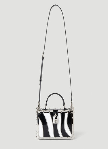 Dolce & Gabbana Zebra Box Shoulder Bag Black dol0249077