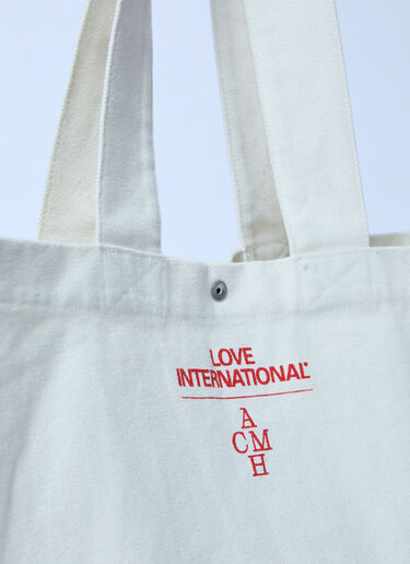 Logo Motif Tote Bag ACMH x Love International Logo Motif Tote Bag Beige acl0162007