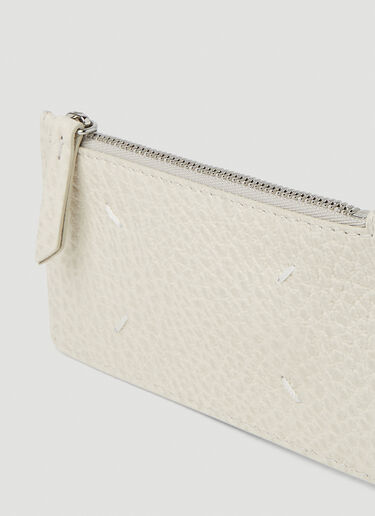 Maison Margiela Zip Cardholder White mla0151045