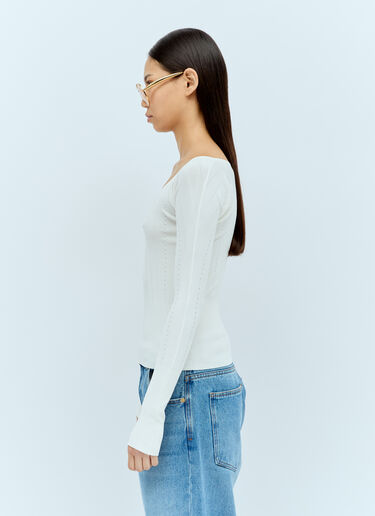 Jacquemus Le Haut Pralù Top White jac0256029