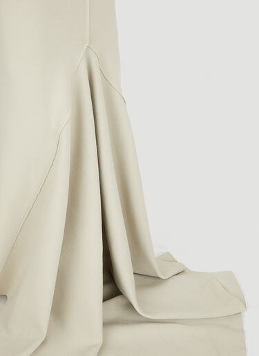 Rick Owens Fishtail Skirt Grey ric0250004
