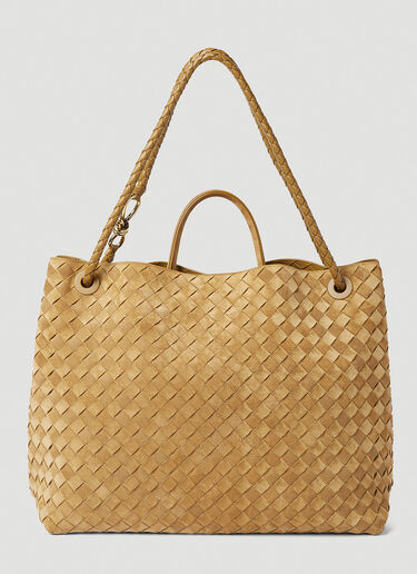 라지 안디아모 핸드백 Bottega Veneta 라지 안디아모 핸드백 브라운 bov0255097