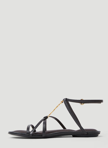 Les Sandales Pralu Sandals Jacquemus Les Sandales Pralu Sandals Black jac0254050