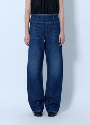 Sportmax Wide-Leg Denim Jeans Navy spx0266028
