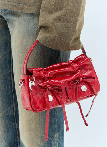 Acne Studios 袖珍多口袋单肩包 红色 acn0258029