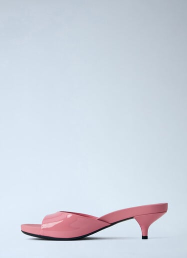 漆皮猫跟穆勒鞋 Prada 漆皮猫跟穆勒鞋 粉色 pra0264011