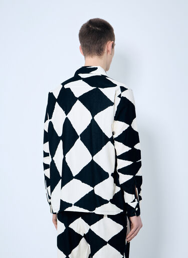 NÒMARYTHM TEXTILE 丝绒法兰绒衬衫  黑色 nma0158006