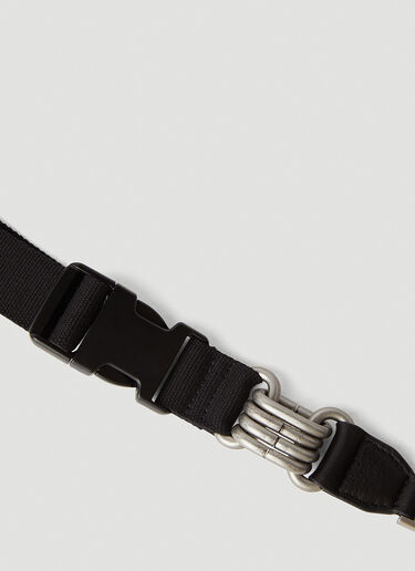 Rick Owens Geo Leather Belt Bag Black ric0145047