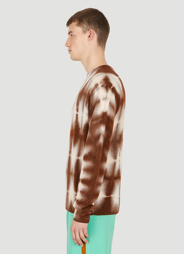 The Elder Statesman Geo Jumper Brown tes0150021