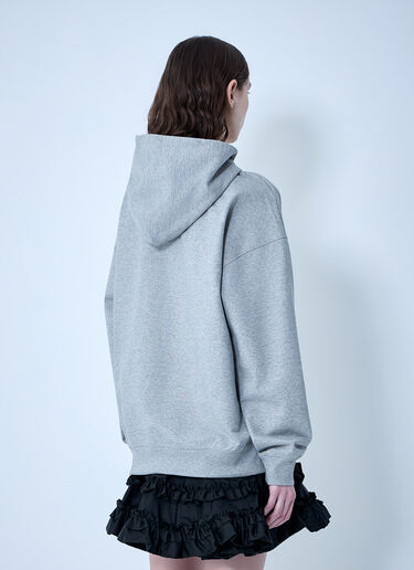 GANNI Isoli Beaded Baby Tiger Print Sweatshirt Grey gan0263004