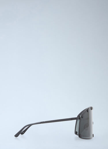 Rick Owens Shielding Sunglasses Black ris0353003