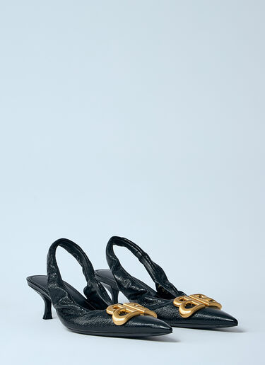 Balenciaga モナコ スリングバックヒール  ブラック bal0259017