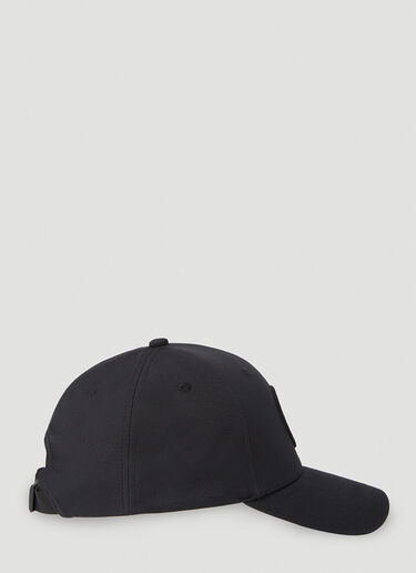 Stone Island Logo Patch Baseball Cap Black sto0152094