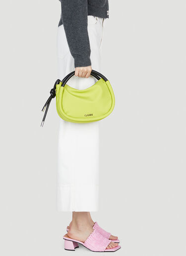 GANNI Knot Mini Handbag Green gan0253038