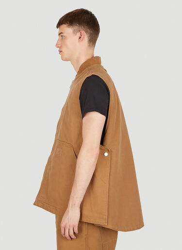 Toogood x Carhartt WIP Antique Dealer X Classic Sleeveless Jacket Brown toc0349004