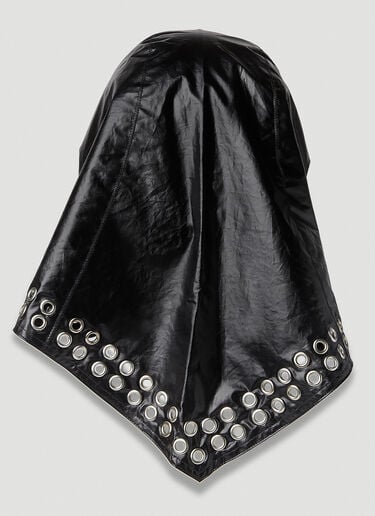 Rabanne Studded Hood Black pac0252009