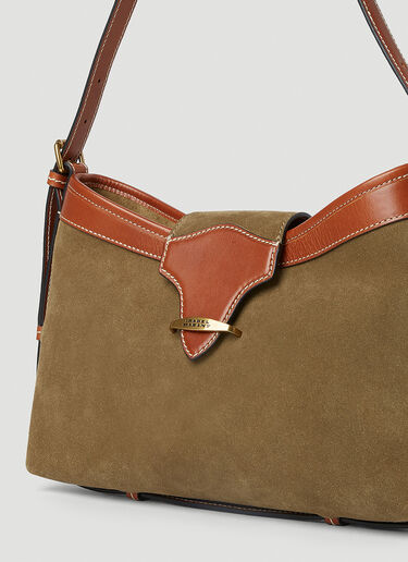 Isabel Marant Botsy Shoulder Bag Khaki ibm0251019