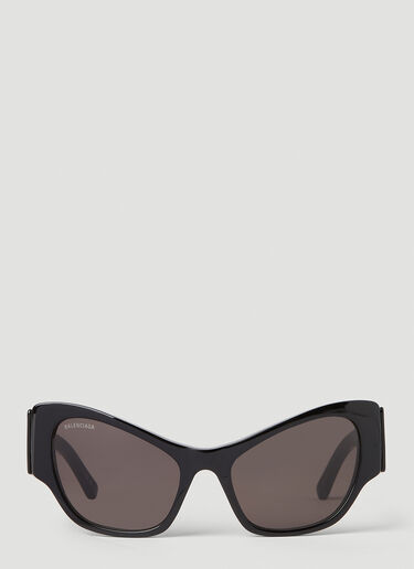Balenciaga Max Cat-Eye Sunglasses Black bal0251152