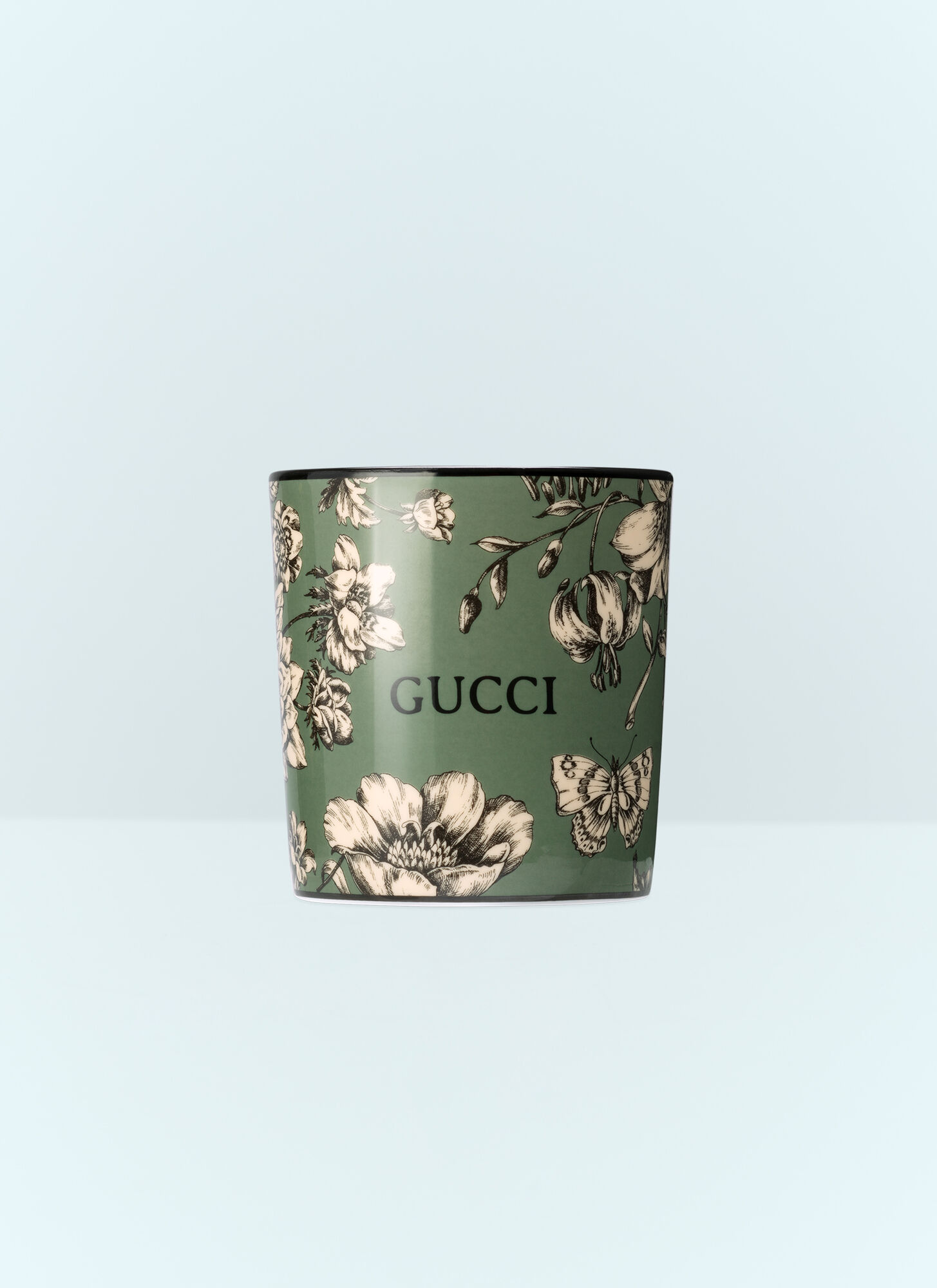 Gucci Flora Sketch Candle In Green