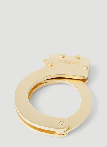 VETEMENTS Handcuff Bracelet Gold vet0147032