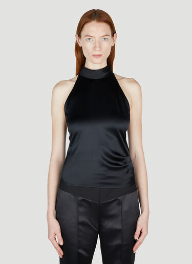 Helmut Lang Halter Neck Top Black hlm0251006