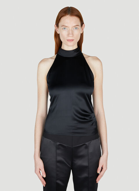 Helmut Lang ホルターネックトップ　 ブラック hlm0253003