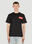 032C 로고 프린트 테이프 T-셔츠 블랙 cee0250003