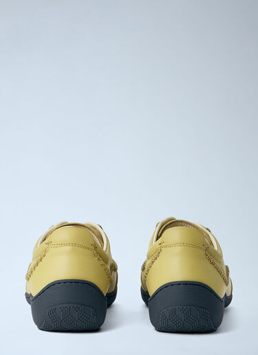 Kiko Kostadinov Sargo Leather Sneakers Yellow kko0164015