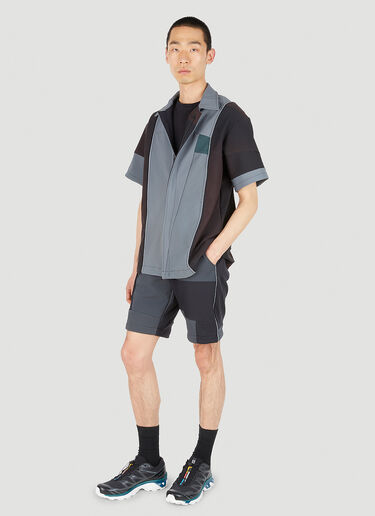 Greater Goods Upcycled Shell Short Sleeve Shirt Light Blue ggs0149002