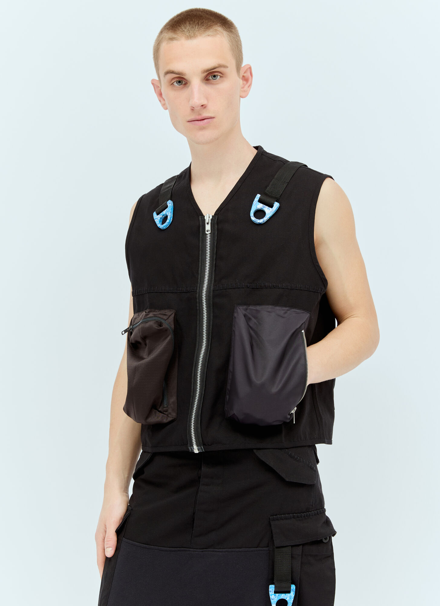 Shop Space Available Utility Recycled Vest In Black