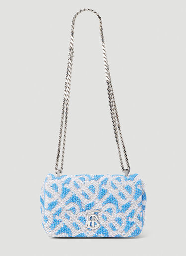 Burberry Lola Sequin Shoulder Bag Blue bur0252047