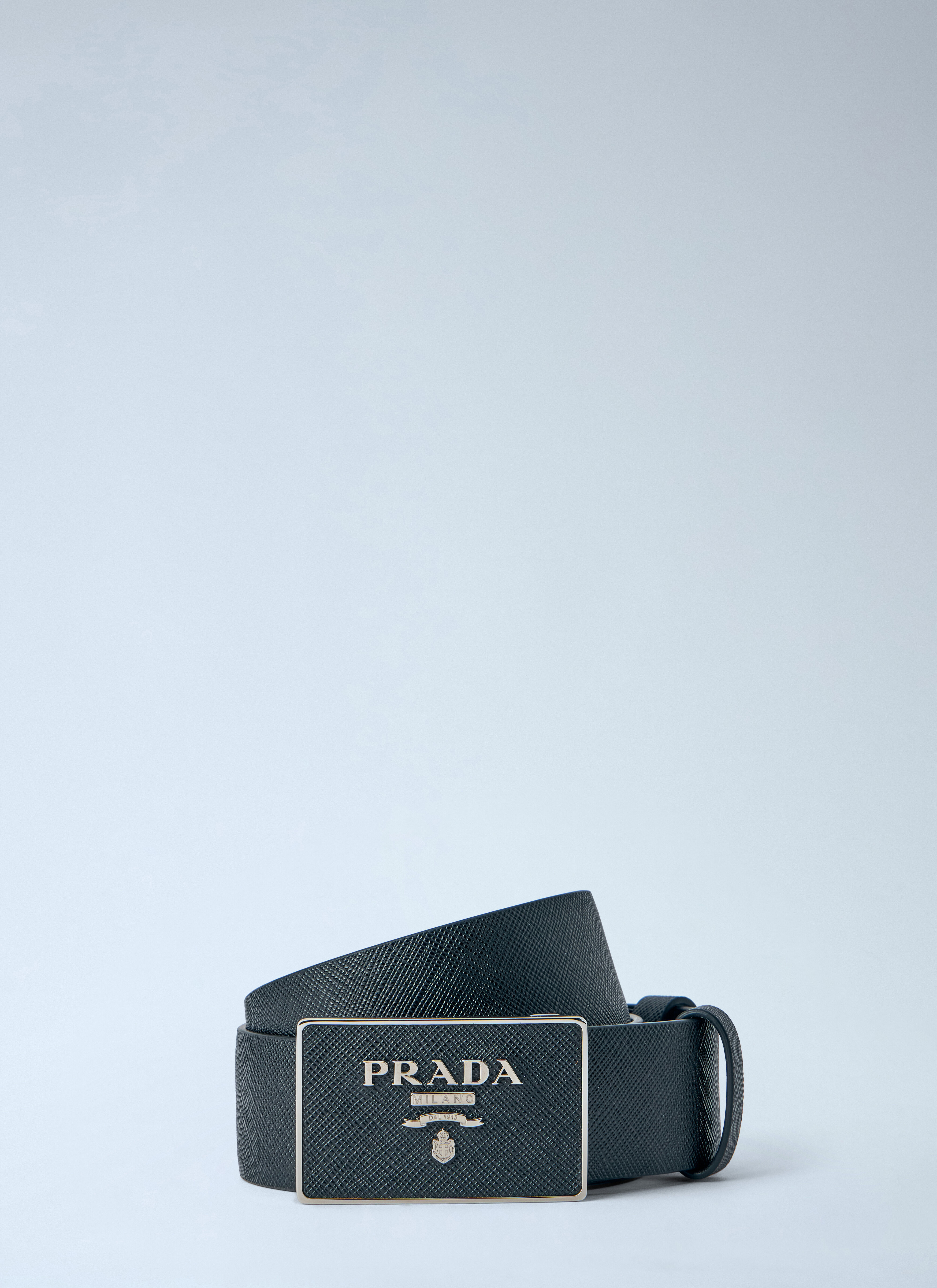 Prada Women's' Saffiano Leather Belt in Black | LN-CC®