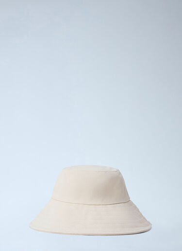 Max Mara 带有monogrammed的水桶帽 米色 max0264064