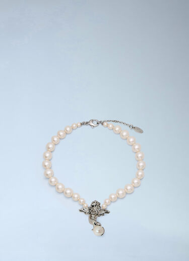 Vivienne Westwood 普提大珍珠项链 银色 vvw0366041