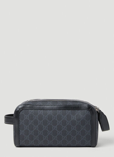 Gucci 互扣双 G 盥洗包 黑色 guc0153139