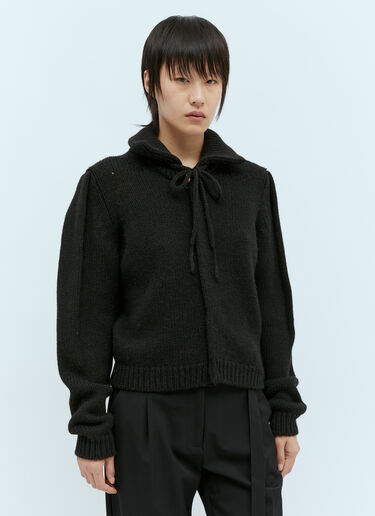 Wool-Blend Cardigan Lemaire Wool-Blend Cardigan Black lem0254011