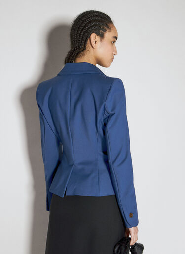 Vivienne Westwood 드렁큰 테일러드 블레이저 블루 vvw0255044