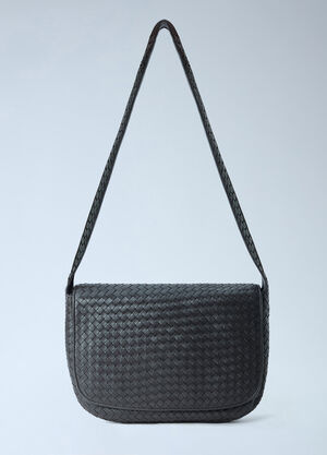 Bottega Veneta Veneto Large Messenger Bag Dark Brown bov0165002
