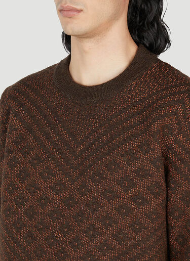 Wales Bonner Henri Sweater Brown wbn0152003