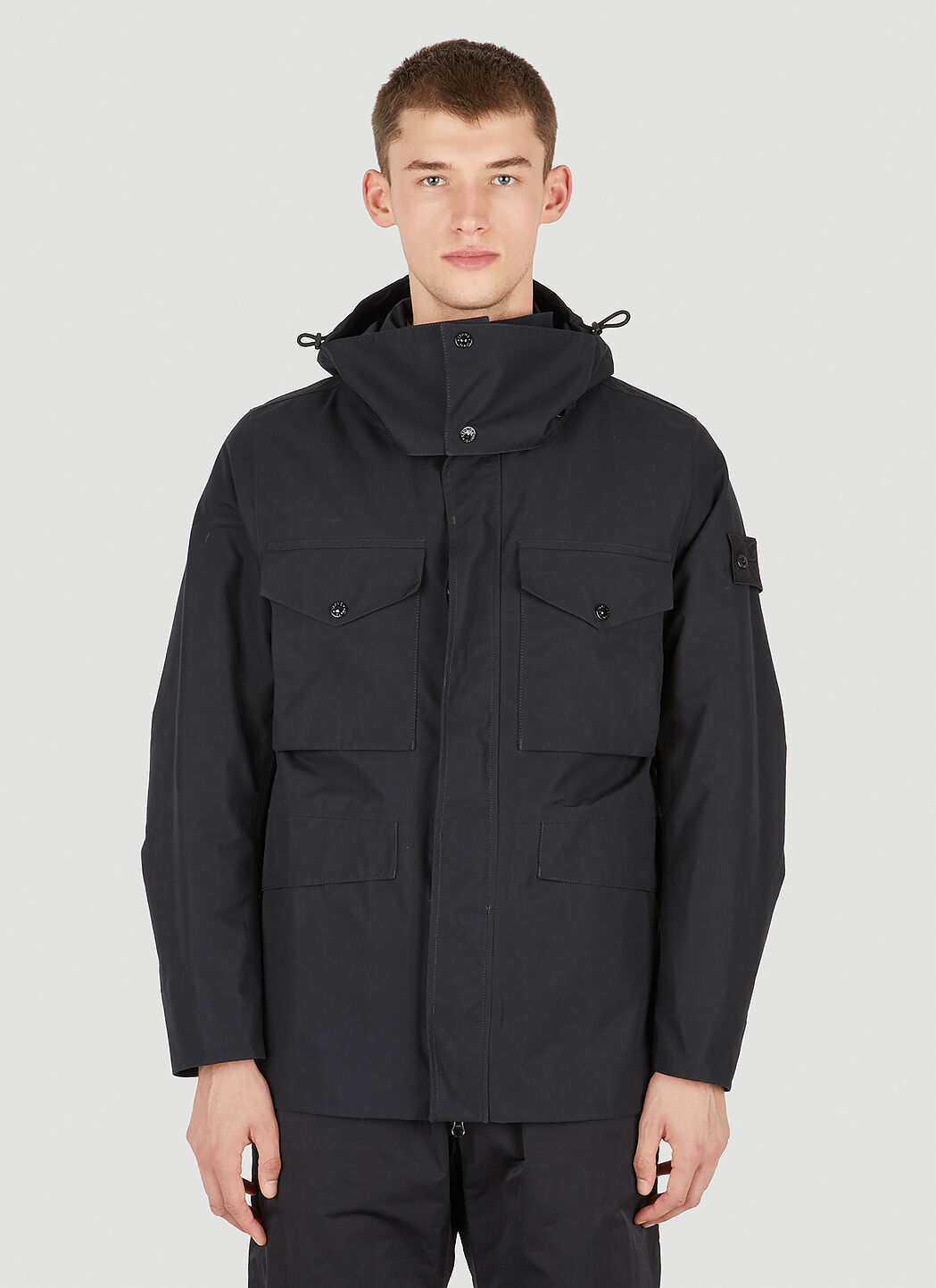 Stone Island Compass Patch Jacket in Black LN CC
