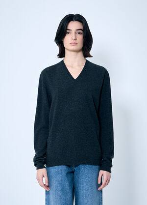 The Row Isaora Cashmere Sweater Black row0259011