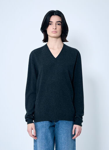 The Row Isaora Cashmere Sweater Black row0259011