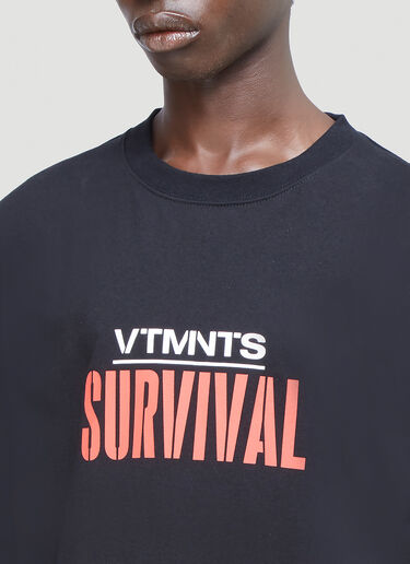 Vetements 10.10 Survival T-Shirt Black vet0310001