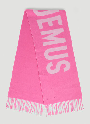 Jacquemus L'Écharpe Scarf Pink jac0250068