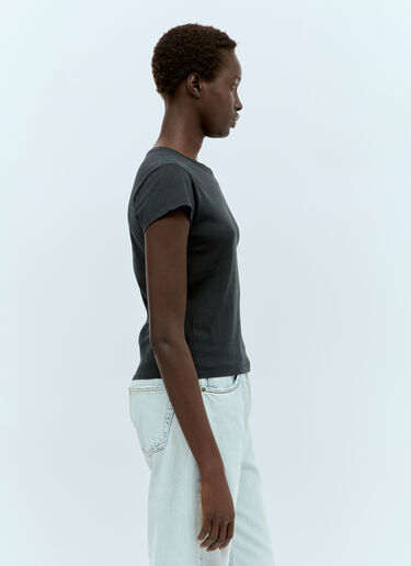 Tori Crop T-Shirt The Row Tori Crop T-Shirt Black row0256006