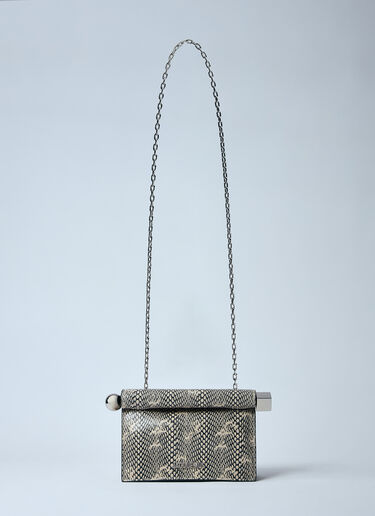 Jacquemus La Piccola Pochette Rond Carré Clutch Beige jac0260029