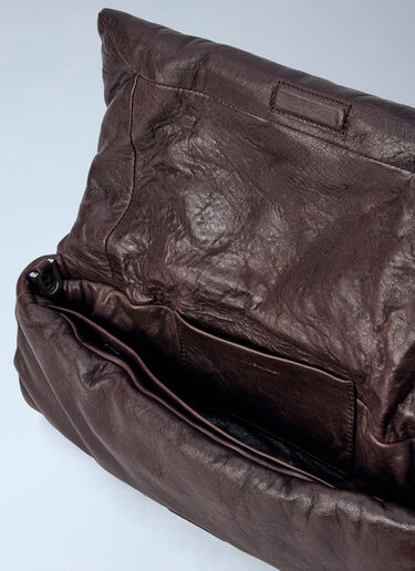 LN-CC® - Rick Owens: Soft Clutch - Dark Brown Rick Owens Soft Clutch Dark Brown ric0166015