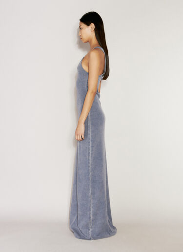 Y/Project Invisible Strap Maxi Dress Blue ypr0255013
