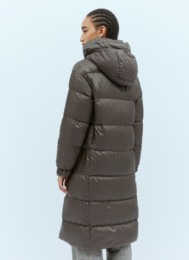 Long Quilted Parka Coat Max Mara Long Quilted Parka Coat Dark Green max0254091