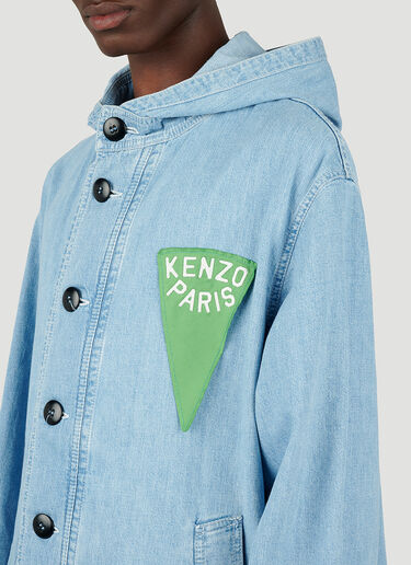 Kenzo Sailor Parka Jacket Light Blue knz0152017